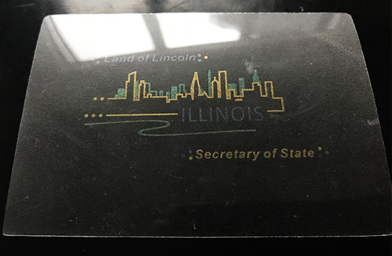 Illinois ID supply sample