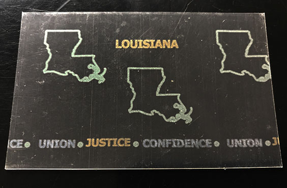 Louisiana ID supply sample
