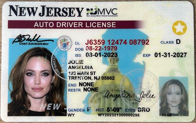 New Jersey Fake ID